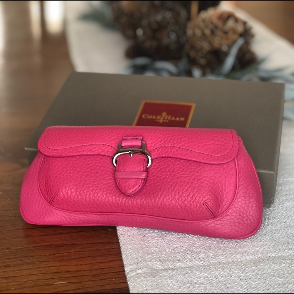 NIB Vintage Cole Haan Leather Clutch